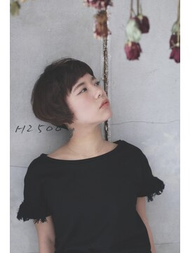 エシカ(ethica) [ethica_南船場] メルトカラーブルーアッシュ×ベビーショート