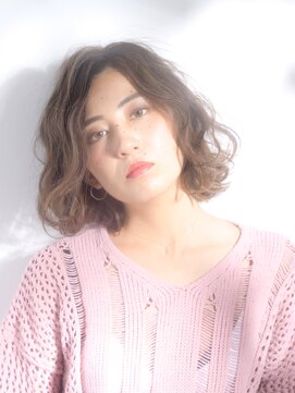 ネオリーブアオバ 高田馬場店(Neolive aoba) 【高田馬場/aoba】 ボブ×デジピュアパーマスタイル