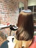 カット+オーガニックグレイカラー+毛髪補修Tr+アルカリ除去+保水ケア