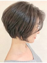 ロンド 表参道店(Lond)&nbsp;【津賀雅也】大人カジュアルショートボブ  小顔ミニマムボブ