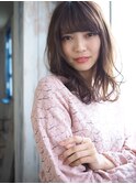 揺れ感が女らしいミディアムスタイル【grand age柏】
