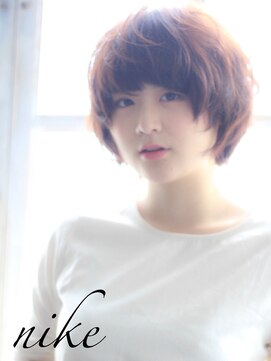 ニーケ 池袋 池袋西口(nike) 【nike池袋】小顔ショート☆外国人風カラー☆8stepハホニコ☆