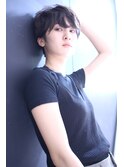 マニッシュショート・ネイビーカラー・センシュアルショート