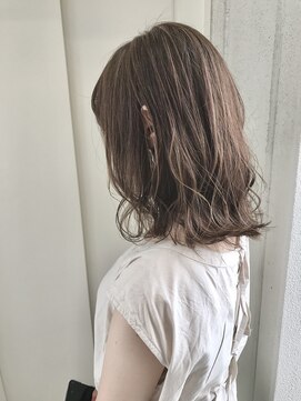 ヘアーデザイン シュシュ(hair design Chou Chou by Yone) 透け感ラテベージュ&シースルーボブ♪