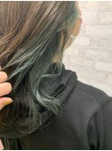 インナーカラー ×グリーン  takeda
