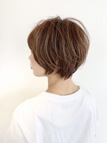 ヘアーブランドジン ヴェール(HAIR BRAND Jin Vert)&nbsp;BrownBeige ゆるふわショート