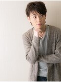 1分スタイリング！ダークアッシュくせ毛ショートL