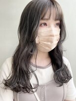 ヘアー アイス 御器所本店(HAIR ICI) ほうじ茶グレージュ × 透け感カラー