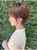 イメチェン/外ハネボブ/ワイドバング/ブルーブラック/美髪