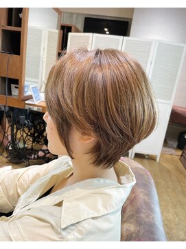 ヘアサロン アティリー(Hair Salon Attirer) 西梅田/ボブ/グレーベージュ/白髪ぼかし【Attirer飯田裕之】