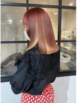 リアス ヘアデザイン(rias) BLOODORANGE×YELLOW