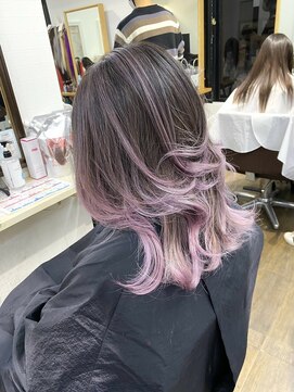 ユートピア(U topia) バレイヤージュ/ピンクカラー/ビタミンカラー/メルティカラー