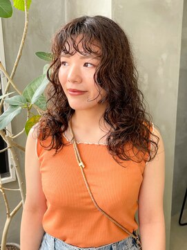 テトヘアー(teto hair) スパイラルパーマ　くるくるパーマ　ウルフパーマ　ロングパーマ