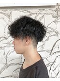 ツイストスパイラル|マッシュ|フェード