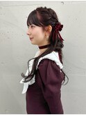 【SEEK 松尾菫菜】ヘアセット