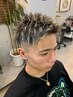 ≪スタッフ一押し≫圧倒的メンズカット＋カラー＋メッシュorハイライト￥25300
