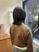 ヘアーアイスカルテット(HAIR ICI QUARTET)&nbsp;美髪結べるボブボブウルフミニウルフ薄めバング斜めバング