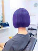 ミニボブ×ロイヤルパープル