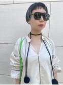 bibito 大人モードな　前下がりミニボブ　刈り上げショート