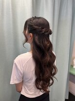 マーズ(Hair&Make Mars+)&nbsp;ハーフアップ