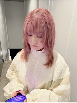 アルコイリスバイドールヘアー(ARCOIRIS by Dollhair) チェリーブラウン/ペールピンク/艶髪/大人ガーリー