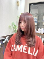 ベルヘアーデザイン 堺東(Belle hair Design)&nbsp;前上がりレイヤー/レイヤーカット/ブリーチなしカラー/堺東