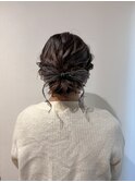 【ZEST中野/イチカ】ボブでもできるふわふわシニヨン