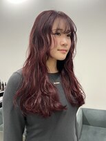 ソピ バイ インビテーション(sopi by invitation)&nbsp;レッドピンク/高発色カラー/ウェーブヘア/＊194