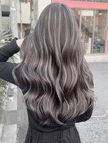 ヘアサロンラルガ 下曽根店(Hair salon Raruga) ハイライトカラーミルクティーベージュレイヤーカット