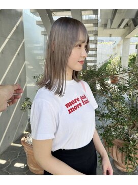 シーン 立川(SCENE) 髪質改善カラー韓国レイヤー顔周りカットブリーチボブ立川._.