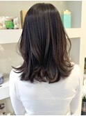 ハイライトバレイヤージュダブルカラーケアブリーチ30代40代
