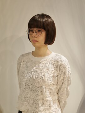 ネロ ヘアサロン 渋谷(NERO HAIR SALON) 【まどか】ワイドな前髪。