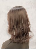 20代30代40代ブリーチなしオリーブグレージュくびれミディ