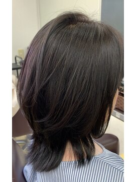 松本平太郎美容室 大宮店 イノアカラー×ウルフレイヤー/30代40代50代60代