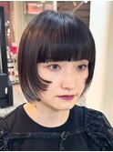 ＊ボブウルフカット！ミニボブレイヤーカットウルフボブヘア