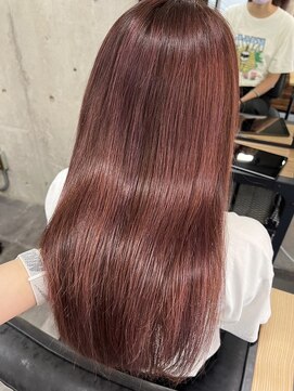 ミリ 奈良店(mm) ピンクブラウン/暖色カラー/透明感/奈良