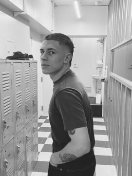 メリケンバーバーショップ トーキョー(MERICAN BARBERSHOP TYO) メンズカットアップバングスパイキーショート（ヌマタユウト）98