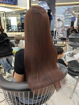 ラピス 渋谷本店(Lapis) ココアピンクブラウン/髪質改善/秋カラー/マロンカラー/韓国風