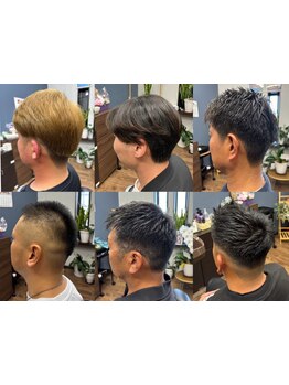 ビジネススタイルも休日仕様にも対応◎再現性の高いカットで、毎日のセットも簡単にキマるスタイルに。