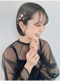 【MONA名古屋駅/名駅】ボブアレンジ/ヘアセット/アレンジ