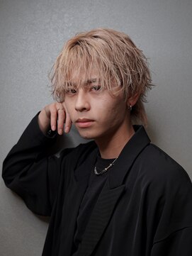 メンズサロン ガウディ 博多店(men's salon Gaudi) ハイトーン×ブリーチ×無造作シースルー