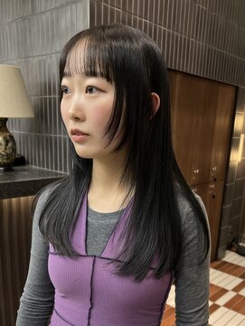 ノード(NODE) 栄柔らか質感レイヤーカットミディアムロング