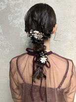 kotona【コトナ】&nbsp;編み下ろしヘアセットパーティーヘアセットダウンスタイル結婚式