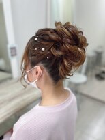 ヘアセットサロン ミント(Hair set salon MINT) 高めアップスタイル