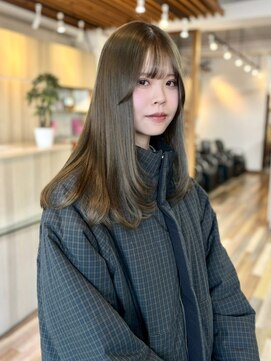 ブリッツ レボ(BLITZ-REVO) イメチェン/ピンクベージュ/アンブレラカラー/前髪/柏駅