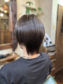 クー(Coo)の写真/今までで一番似合う!シルエットを計算した骨格補正カット!セットも乾かすだけで簡単♪まとまる大人ボブ