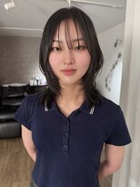 エトワ 中央店(etoi)&nbsp;大分ハッシュカット胸上鎖骨下ミディアムレイヤースタイルかるめ