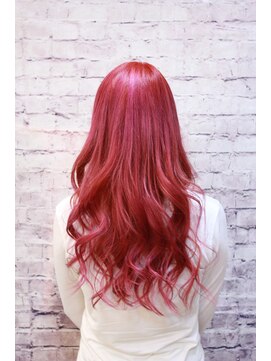 フオラヘアー 中板橋店(Fuola HAIR) ダブルカラーでピンクレッド
