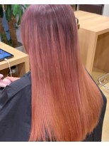 サロン マーニ(salon m ni)&nbsp;ピンクグラデーション/セルフカラー/ムラ染め修正
