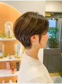 【石田勇士郎】アッシュブラウン外ハネネオウルフショート